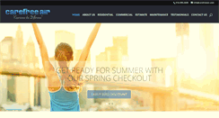 Desktop Screenshot of carefreeair.com